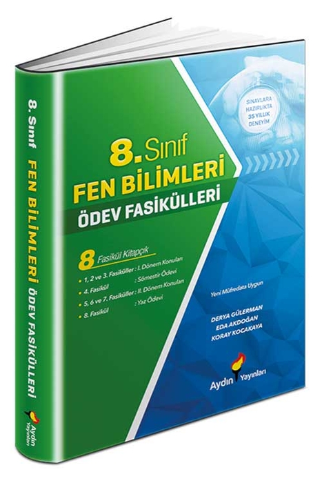 Aydın 8. Sınıf Fen Bilimleri Ödev Fasikülleri Aydın Yayınları Aydın Yayınları