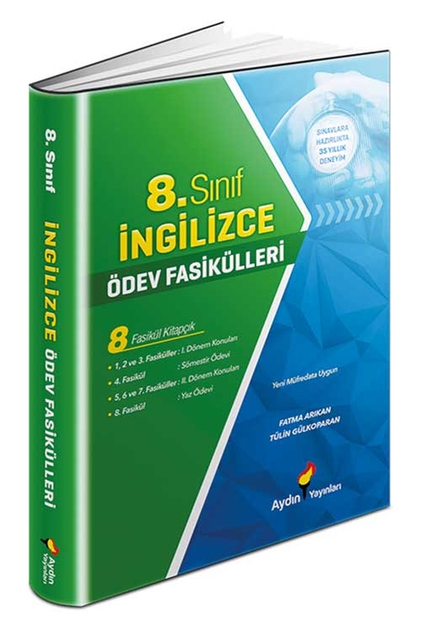 Aydın 8. Sınıf İngilizce Ödev Fasikülleri Aydın Yayınları