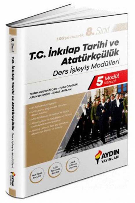 Aydın 8. Sınıf İnkılap Tarihi ve Atatürkçülük Ders İşleyiş Modülleri Aydın Yayınları