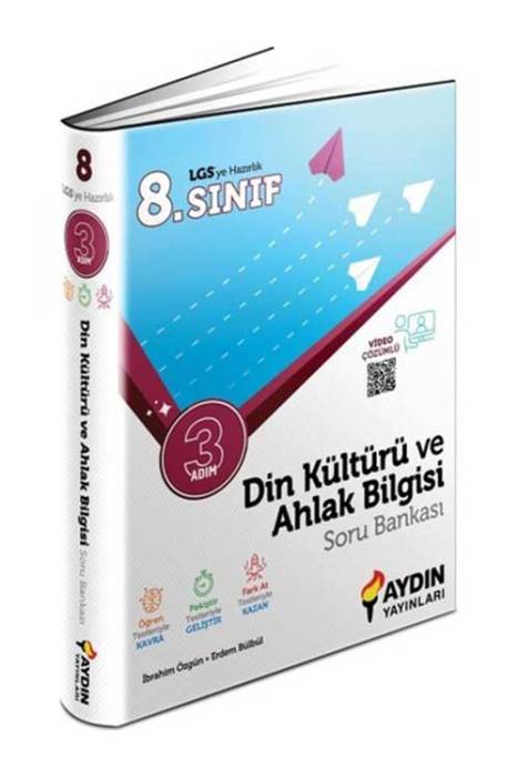 Aydın 8. Sınıf LGS Din Kültürü ve Ahlak Bilgisi Beceri Temelli Soru Bankası Aydın Yayınları