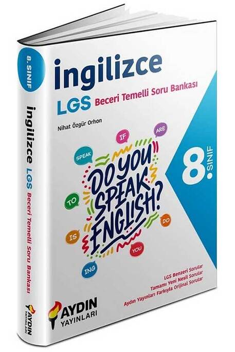 Aydın 8. Sınıf LGS İngilizce Beceri Temelli Soru Bankası Aydın Yayınları