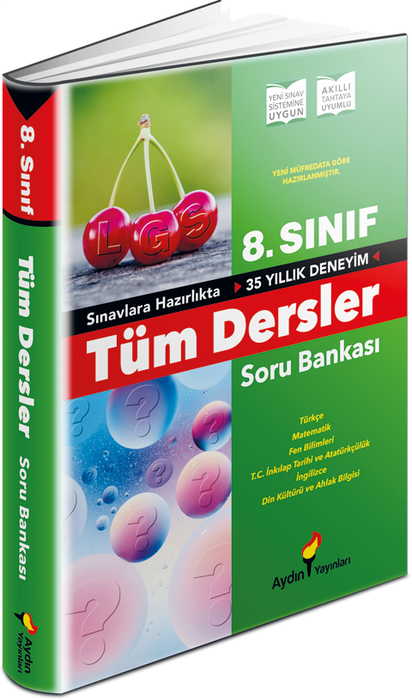 Aydın 8. Sınıf Tüm Dersler Soru Bankası Aydın Yayınları