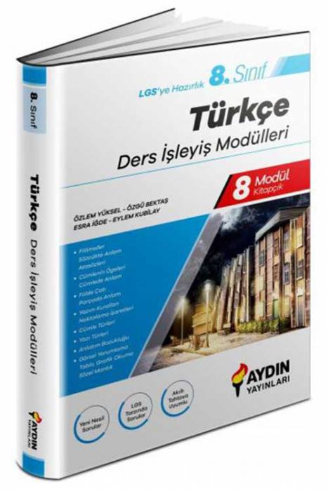 Aydın 8. Sınıf Türkçe Ders İşleyiş Modülleri Aydın Yayınları