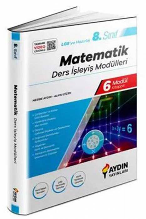 Aydın 8.Sınıf LGS Matematik Ders İşleyiş Modülleri Aydın Yayınları