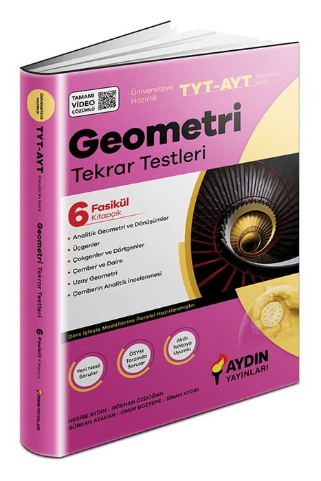 Aydın TYT AYT Geometri Tekrar Testleri Aydın Yayınları