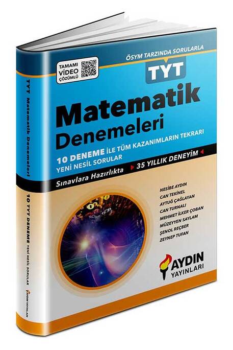 Aydın TYT Matematik 10 Deneme Aydın Yayınları