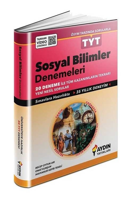 Aydın Yayınları TYT Sosyal Bilimler 20 li Denemeleri Aydın Yayınları