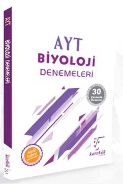 AYT Biyoloji Çözümlü 30 Deneme Karekök Yayınları