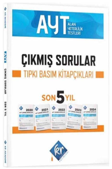 AYT Çıkmış Sorular Son 5 Yıl Tıpkı Basım Fasikülleri KR Akademi Yayınları