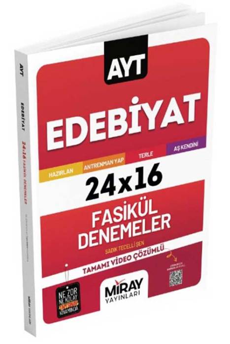 AYT Edebiyat 24x16 Fasikül Denemeler Miray Yayınları