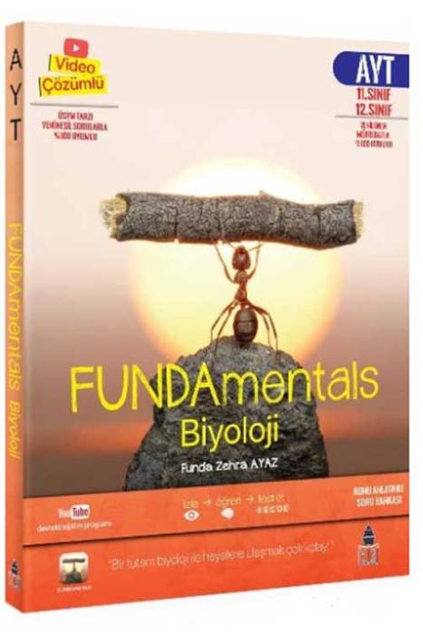 AYT Fundamentals Biyoloji Soru Bankası Tonguç Akademi Yayınları