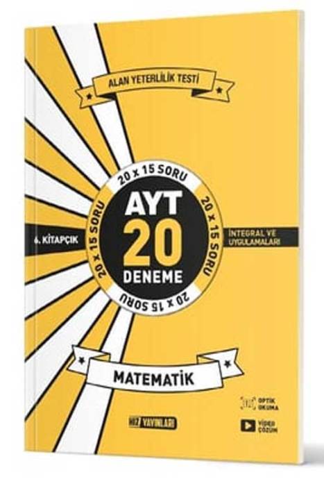 AYT Matematik 20 li İkinci Dönem Deneme 6.Kitap Hız Yayınları