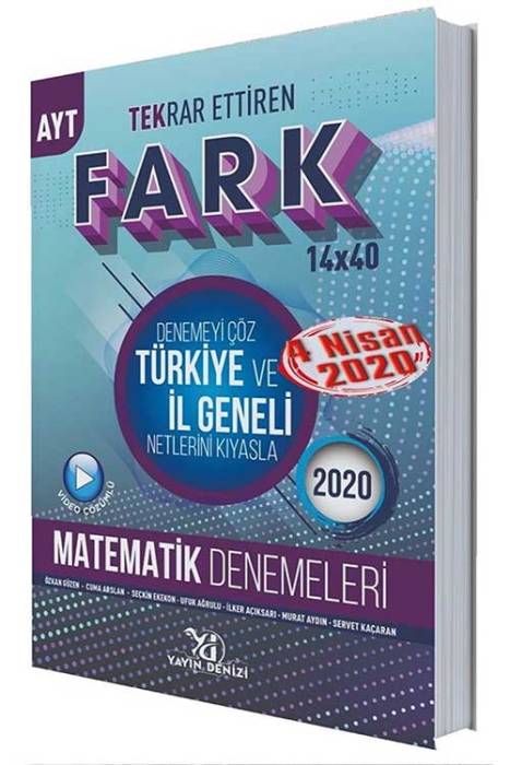 AYT Matematik Fark Tekrar Ettiren 14 x 40 Denemesi Yayın Denizi Yayınları