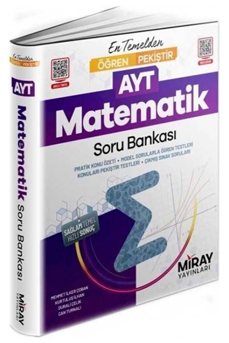 AYT Matematik Konu Özetli Soru Bankası Öğren Pekiştir Miray Yayınları