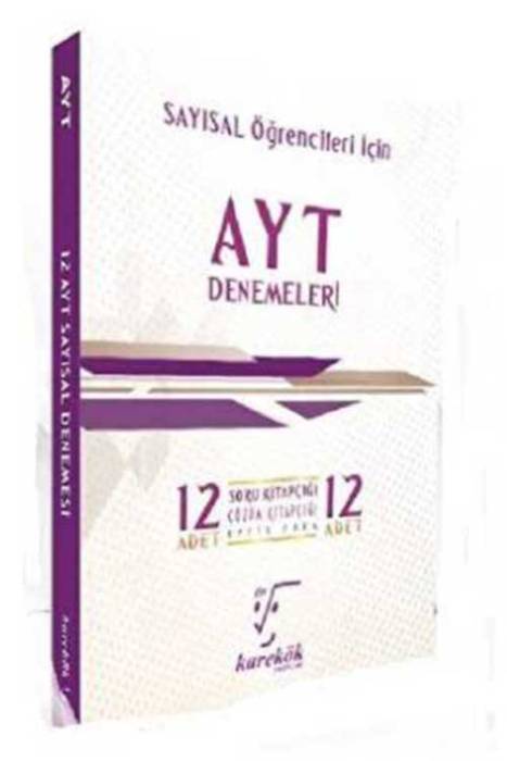 AYT Sayısal Öğrenciler İçin 12`li Deneme Seti Karekök Yayınları