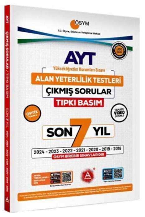 AYT Son 7 Yıl Tıpkı Basım Çıkmış Sorular A Yayınları