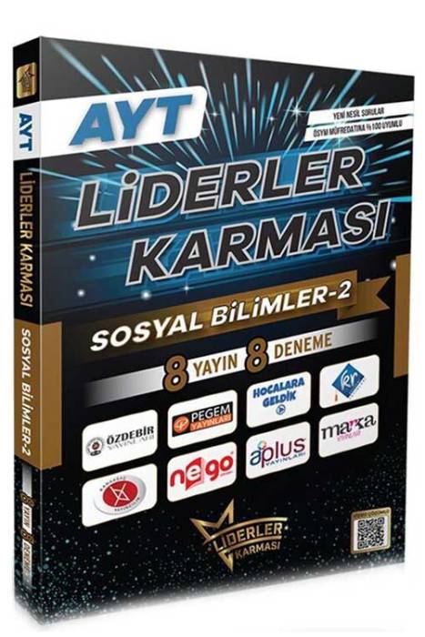 AYT Sosyal Bilimler - 2 Branş Denemeleri Liderler Karması Yayınları