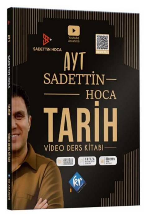 AYT Tarih Sadettin Hoca Video Ders Kitabı KR Akademi Yayınları