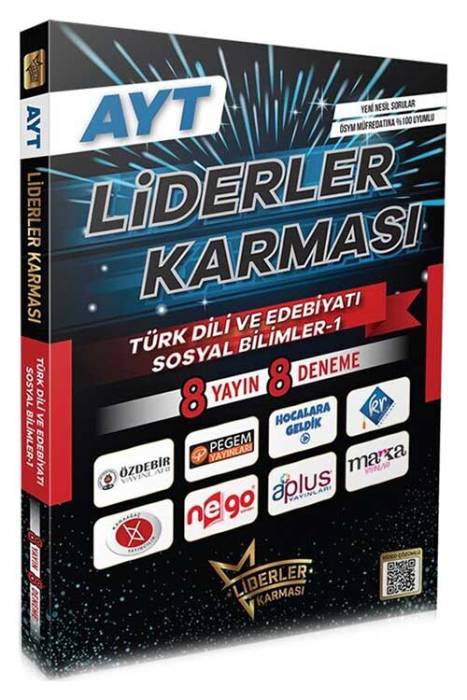 AYT Türk Dili ve Edebiyatı Sosyal Bilimler 1 8 Yayın 8 Deneme Liderler Karması Yayınları