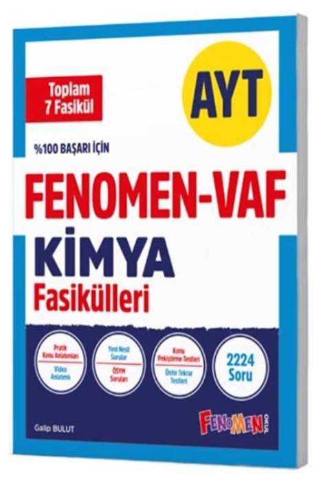 AYT VAF Kimya Fasikülleri Seti Kurmay Yayınları