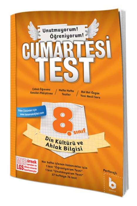 Basamak 8. Sınıf LGS Din Kültürü ve Ahlak Bilgisi Test Basamak Yayınları