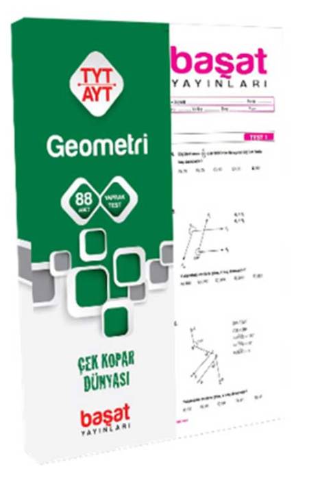 Başat YKS TYT AYT Geometri 88 Yaprak Test Başat Yayınları