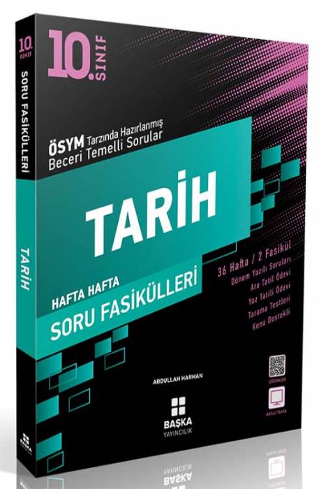 Başka 2022 10. Sınıf Tarih Hafta Hafta Soru Fasikülleri Başka Yayınları