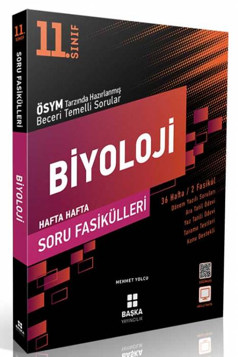 Başka 11. Sınıf Biyoloji Hafta Hafta Soru Fasikülleri Başka Yayınları