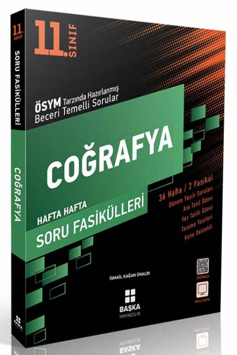 Başka 2022 11. Sınıf Coğrafya Hafta Hafta Soru Fasikülleri Başka Yayınları