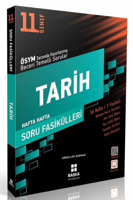 Başka 2022 11. Sınıf Tarih Hafta Hafta Soru Fasikülleri Başka Yayınları