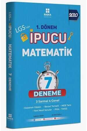 Başka 2020 8. Sınıf LGS 1. Dönem Matematik 7 Deneme İpucu Başka Yayınları