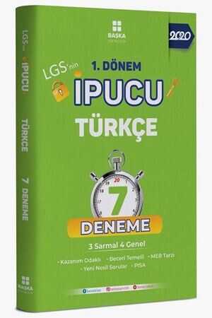 Başka 2020 8. Sınıf LGS 1. Dönem Türkçe 7 Deneme İpucu Başka Yayınları