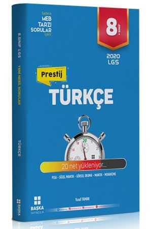 Başka 2020 8. Sınıf LGS Türkçe Prestij Soru Bankası Başka Yayınları