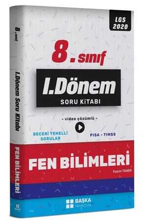 Başka 8. Sınıf LGS 1. Dönem Fen Bilimleri Soru Kitabı Başka Yayıncılık