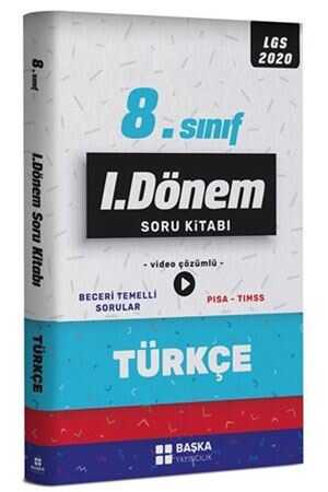 Başka 8. Sınıf LGS 1. Dönem Türkçe Soru Kitabı Başka Yayıncılık