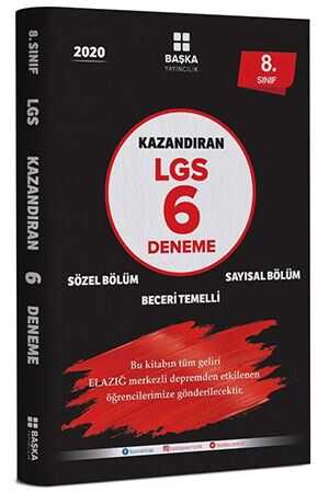 Başka 8. Sınıf LGS Kazandıran 6 Deneme Başka Yayıncılık