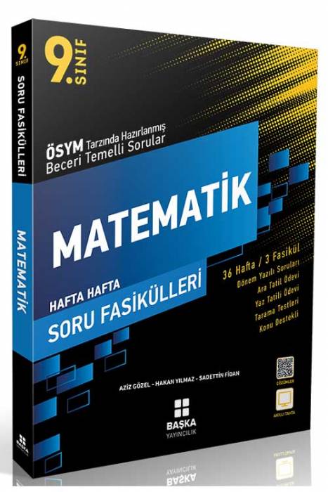 Başka 2022 9. Sınıf Matematik Hafta Hafta Soru Fasikülleri Başka Yayınları