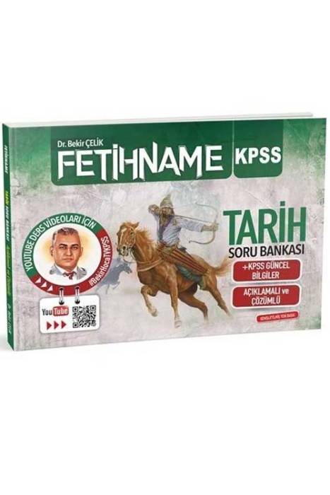 KPSS FETİHNAME Tarih Soru Bankası Çözümlü Bekir Çelik Yayınları