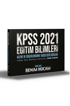 Benim Hocam 2021 Eğitim Bilimleri Ölçme ve Değerlendirme Video Soru Bankası Benim Hocam Yayınları