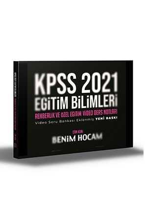 Benim Hocam 2021 Eğitim Bilimleri Rehberlik ve Özel Eğitim Video Soru Bankası Benim Hocam Yayınları