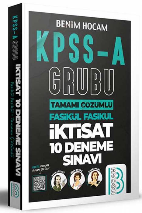 Benim Hocam 2021 KPSS A Grubu Tamamı Çözümlü İktisat 10 Deneme Sınavı