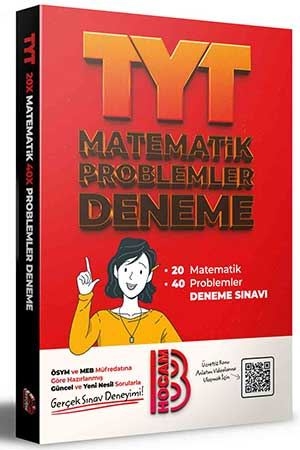 Benim Hocam 2021 TYT 20 Matematik 40 Problemler Deneme Benim Hocam Yayınları