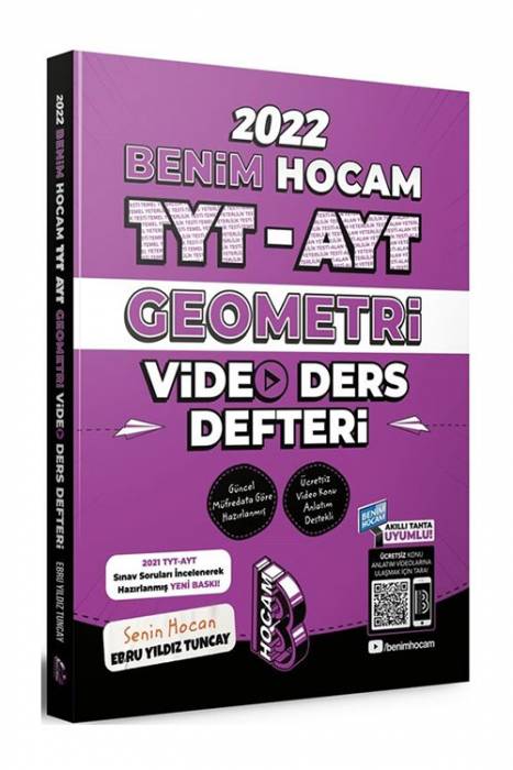 Benim Hocam 2022 TYT - AYT Geometri Video Ders Defteri Benim Hocam Yayınları