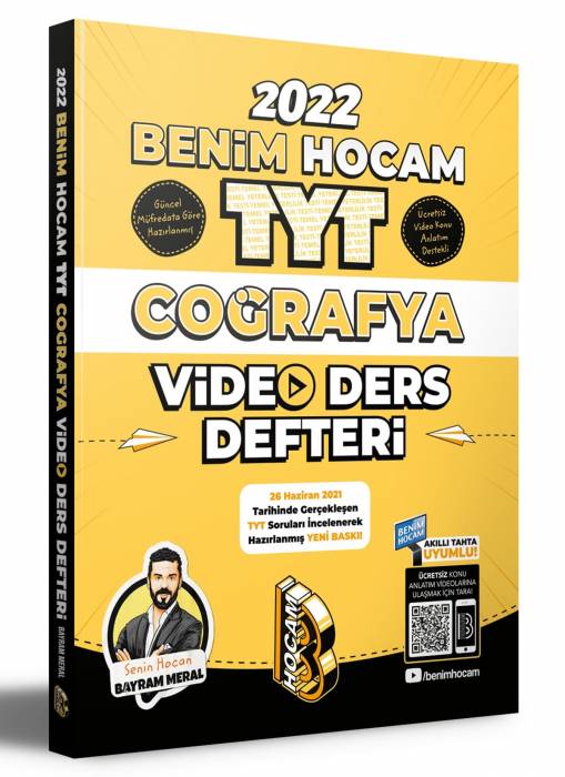 Benim Hocam 2022 TYT Coğrafya Video Ders Notları Benim Hocam Yayınları