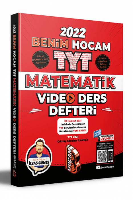 Benim Hocam 2022 TYT Matematik Video Ders Defteri Benim Hocam Yayınları