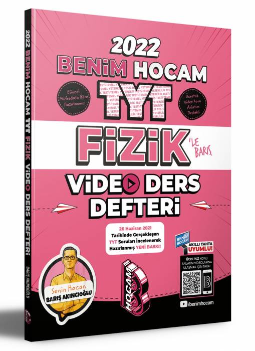 Benim Hocam 2022 YKS TYT Fizik Video Ders Notları Benim Hocam Yayınları