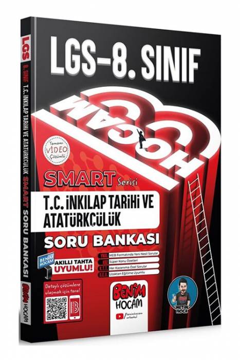 Benim Hocam 2022 8. Sınıf LGS T.C. İnkılap Tarihi Smart Soru Bankası Benim Hocam Yayınları