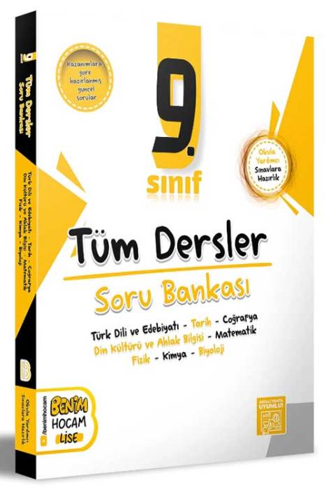 2025 9. Sınıf Tüm Dersler Soru Bankası Benim Hocam Yayınları