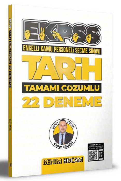 Benim Hocam 2022 EKPSS Tarih Tamamı Çözümlü 22 Deneme Benim Hocam Yayınları