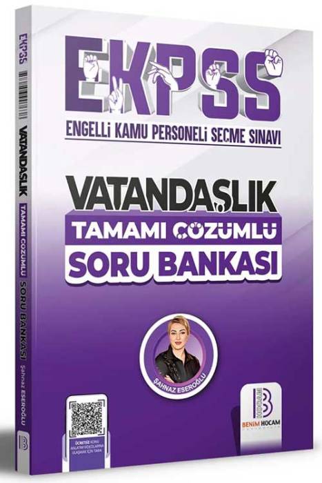 2024 EKPSS Vatandaşlık Tamamı Çözümlü Soru Bankası Benim Hocam Yayınları